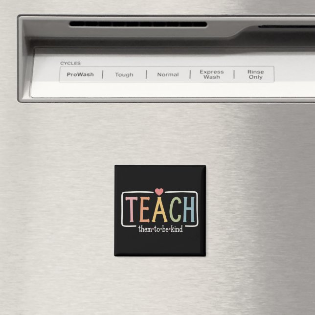 Lehrerleben Lehrt Sie, Freundlich Zu Sein Freundli Magnet (In Situ (Geschirrspüler))