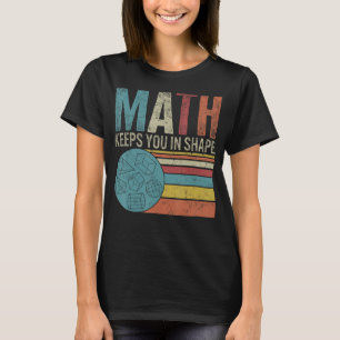 Lehrermathematik Behalte, Vintage T-Shirt-Geometri T-Shirt