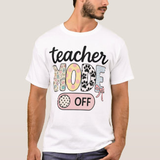 Lehrermodus am letzten Schulsommer T-Shirt