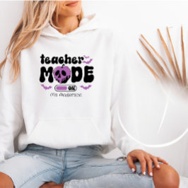 Lehrermodus auf der Halloween-Tasche Hoodie
