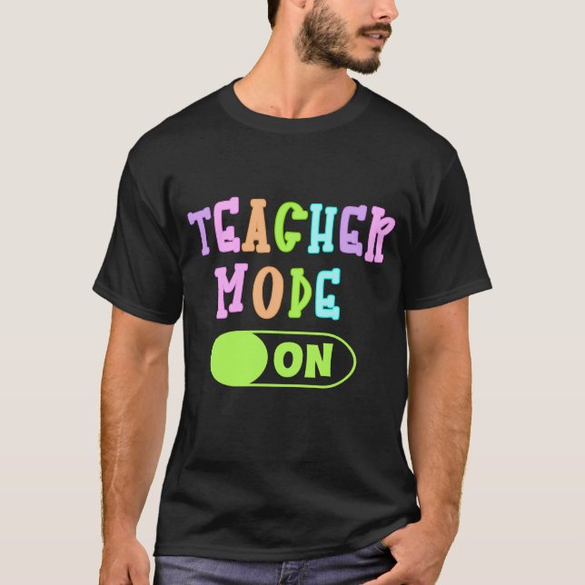 Lehrermodus auf Kissen T-Shirt (Vorderseite)