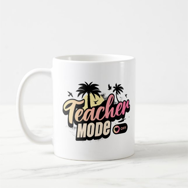 Lehrermodus aus der Klasse entlassen Funny Educato Kaffeetasse (Links)