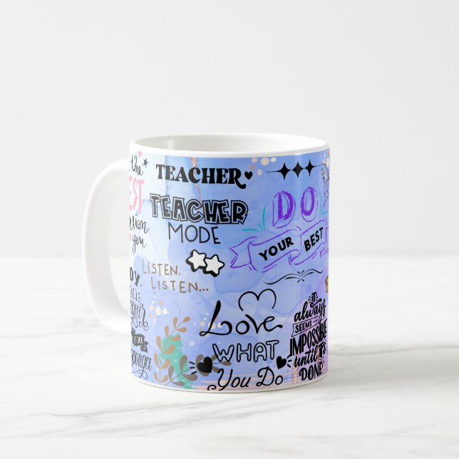 Lehrermodus Kaffeetasse (Vorderseite Links)