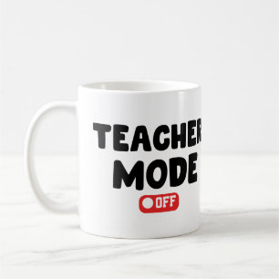 Lehrermodus von Trenddesign , Lustige Sprüche Kaffeetasse