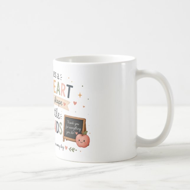 Lehrermotivations-Tasse Kaffeetasse (Rechts)