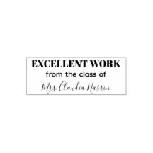 Lehrername personalisierte hervorragende Arbeit Be