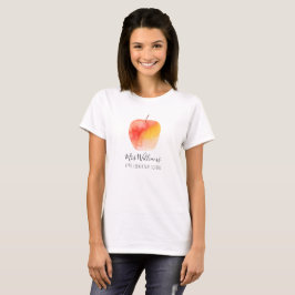 Lehrername und Apple-T - Shirt für Wasserfarben in