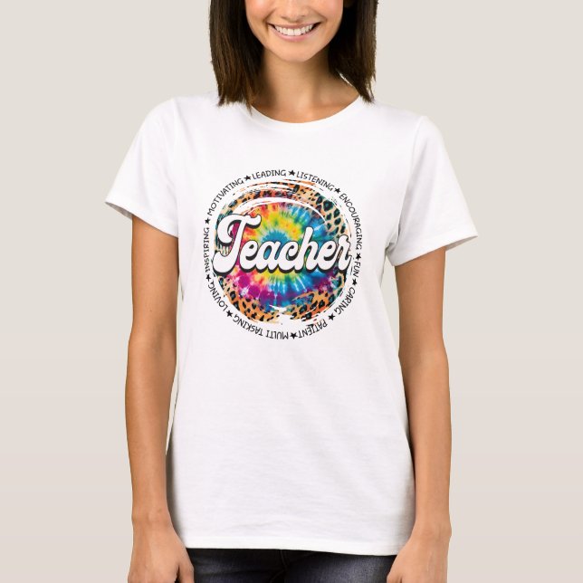 Lehrerqualitäten T - Shirt (Vorderseite)