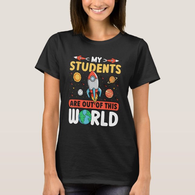 Lehrerraum - Meine Schüler sind aus dieser Welt he T-Shirt (Vorderseite)