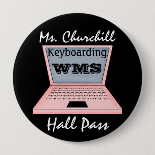 Lehrersaalpass Button