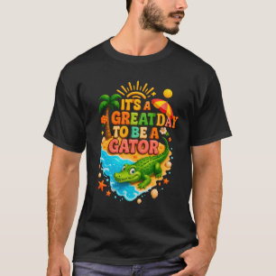 Lehrerschulalligator Es ist ein großer Tag, um T-Shirt