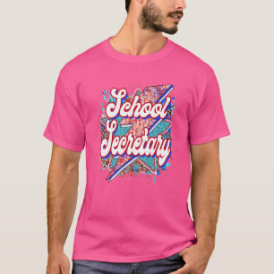 Lehrerschulsekretär bricht wieder auf S T-Shirt
