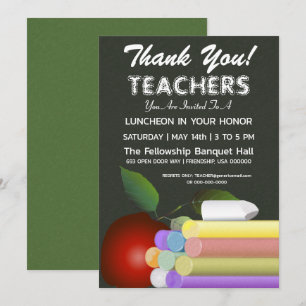 Lehrertag   Einladungen für Lehrer