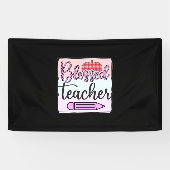 Lehrertag Gesegneter Lehrer Banner (Horizontal)