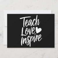 Lehrertagslehre Liebe Inspiriere Lehrerleben