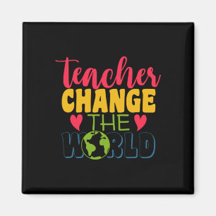 Lehrertagslehrer verändern die Welt Magnet