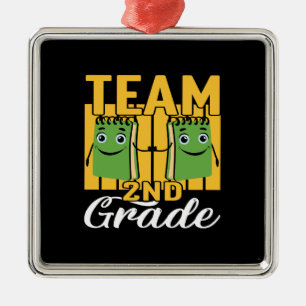 Lehrerteam 2. Klasse Ornament Aus Metall