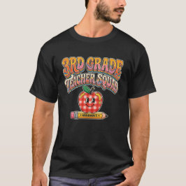 Lehrerteam der 3. Klasse Karierter Apfel T-Shirt