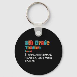 Lehrerunterricht der 5. Klasse zur Schule 5. Klass Schlüsselanhänger