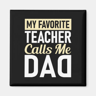 Lehrervater Tag, mein Lieblingslehrer nennt mich D Magnet