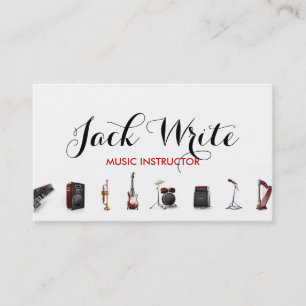 Lehrgang Instrumentenmusiklehrer Visitenkarte