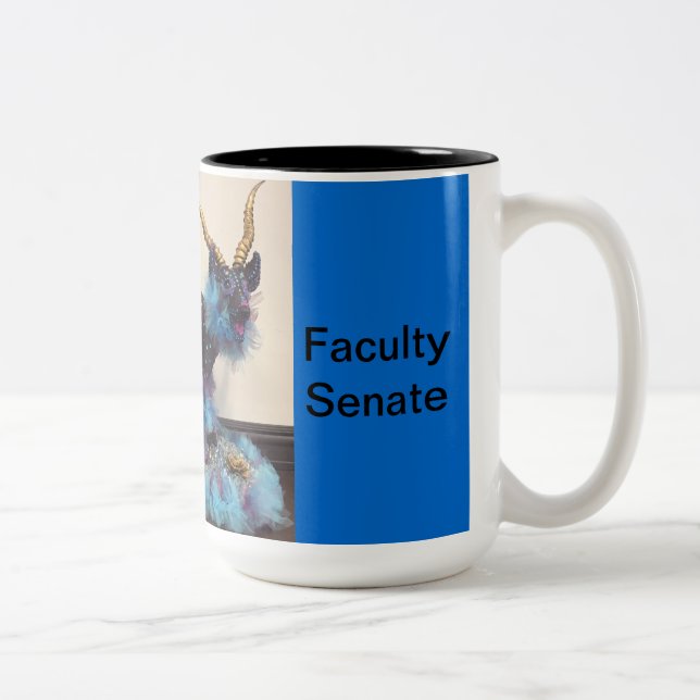 Lehrkörper-Senats-Tasse Zweifarbige Tasse (Rechts)