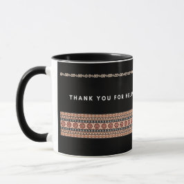 Lehrkraft danken tasse