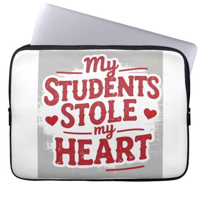 Lehrkräfte Liebe Laptopschutzhülle (Vorderseite)