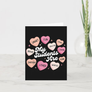 Lehrkräfte Positive Affirmationen Valentinstag Süß Karte