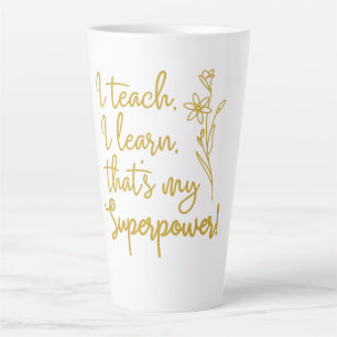 Lehrkräfte Superkraft Ich unterrichte Ich lerne Milchtasse