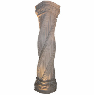 Lehrlings-Säule Freistehende Fotoskulptur