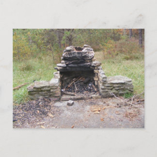 Lehrpfad Fallsylvania Camp Postkarte