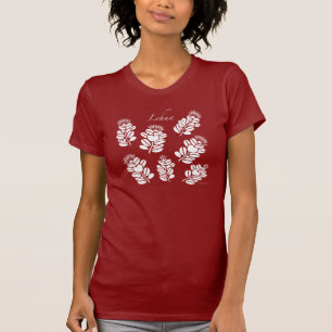 Lehua - weißer Druck T-Shirt