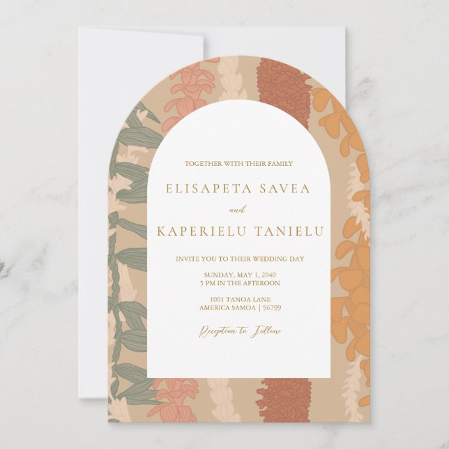 Lei Invitation Einladung (Vorderseite)