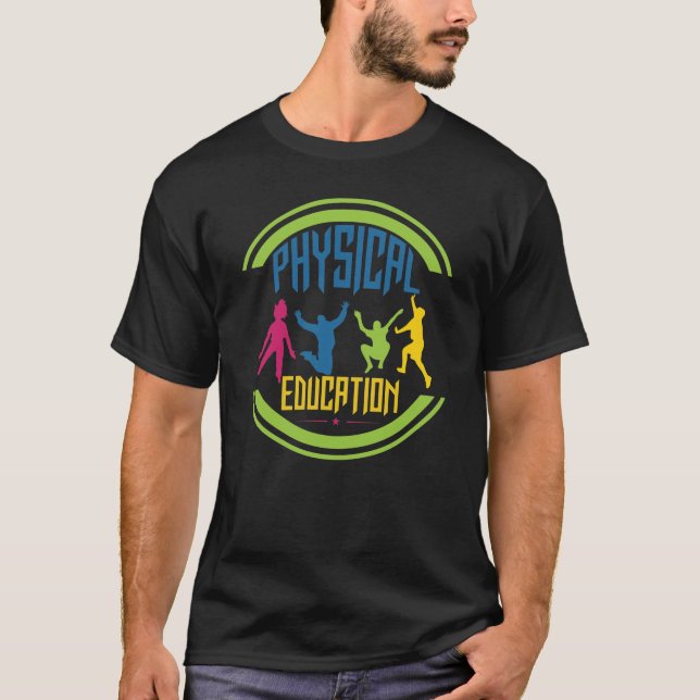 Leibeserziehung mit Kinderdem spielen T-Shirt (Vorderseite)