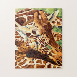 Leibliches Wohl - Giraffe Puzzle