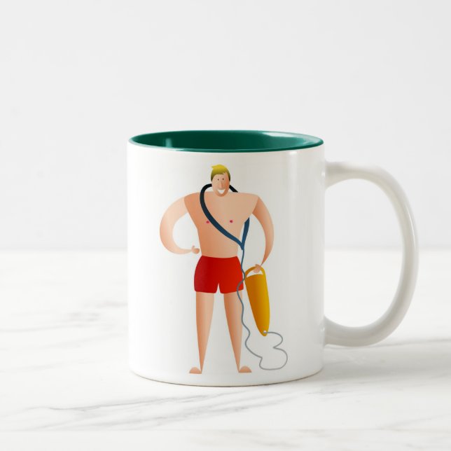 Leibwächter Zweifarbige Tasse (Rechts)