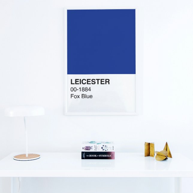 Leicester Fox Blue - Vollbreite Poster (Von Creator hochgeladen)