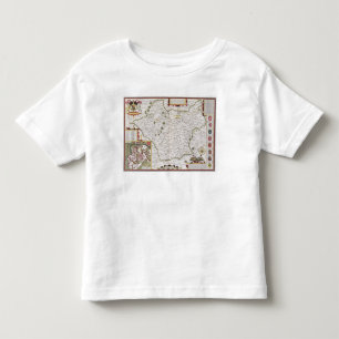 Leicester, graviert von Jodocus Hondius Kleinkind T-shirt