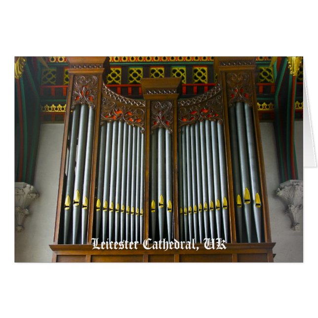 Leicester Kathedrale Orgel (Vorderseite (Horizontal))