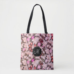 Leicester Pink Floral Muster mit Monogramm