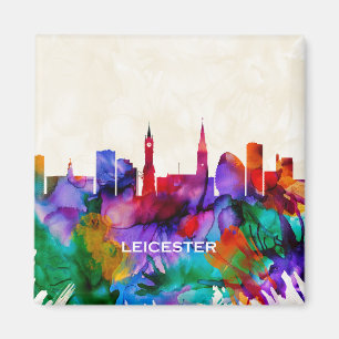 Leicester Skyline Magnet