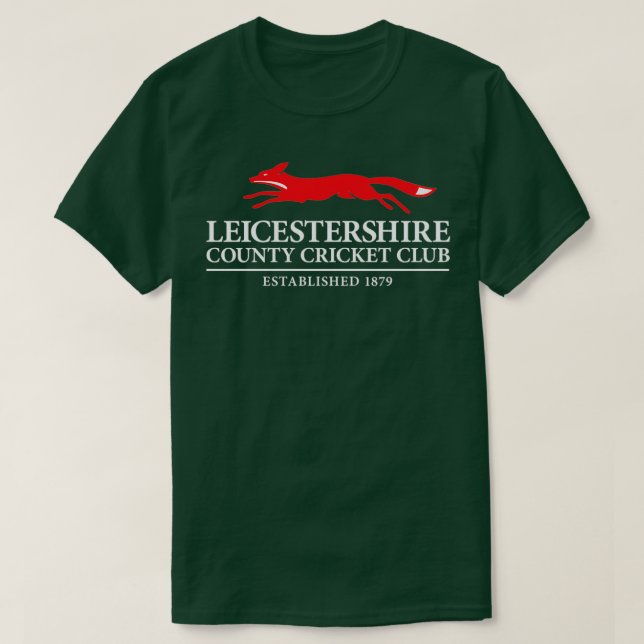 Leicestershire Landkreis Cricket Club T-Shirt (Design vorne)
