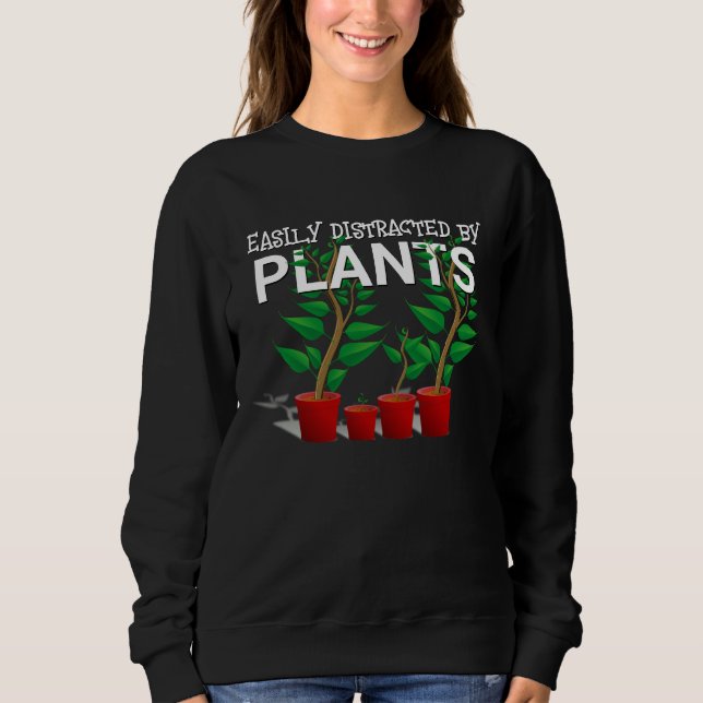LEICHT ABGEBAUT DURCH PFLANZE Unisex Sweatshirt (Vorderseite)