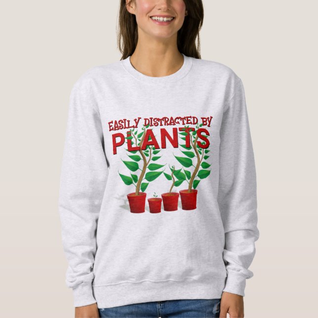 LEICHT ABGEBAUT DURCH PFLANZE Unisex Sweatshirt (Vorderseite)