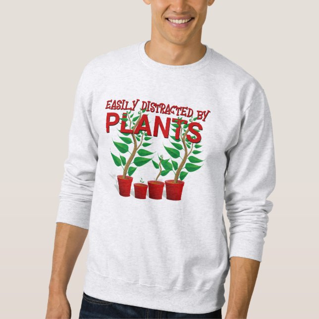 LEICHT ABGEBAUT DURCH PFLANZE Unisex Sweatshirt (Vorderseite)