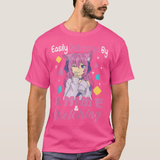 Leicht abgelenkt durch Anime und Skizzen T-Shirt