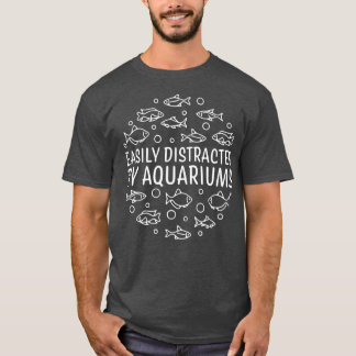 Leicht abgelenkt durch Aquarienrunddesign T-Shirt