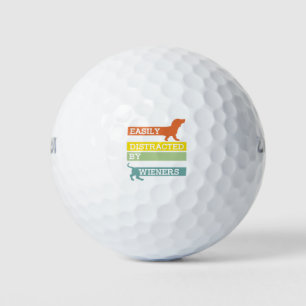 Leicht abgelenkt durch Dackeln Wurst Dackel Golfball