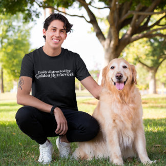 Leicht abgelenkt durch Golden Retrievers Hund Love T-Shirt